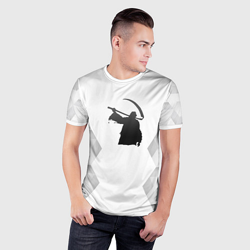 Мужская спорт-футболка Children of Bodom white poly / 3D-принт – фото 3