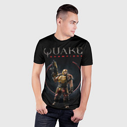 Футболка спортивная мужская Quake champions - Ranger, цвет: 3D-принт — фото 2