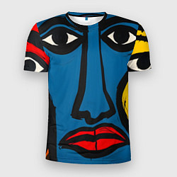 Мужская спорт-футболка Арт с лицами