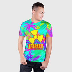 Футболка спортивная мужская Stalker тропики из гта, цвет: 3D-принт — фото 2