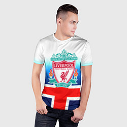 Футболка спортивная мужская Liverpool Англия, цвет: 3D-принт — фото 2