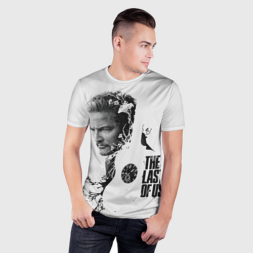 Мужская спорт-футболка The last of us - Joel and Ellie / 3D-принт – фото 3