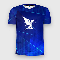 Футболка спортивная мужская Black Sabbath blue poly, цвет: 3D-принт