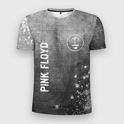 Футболка спортивная мужская Pink Floyd - grey gradient вертикально, цвет: 3D-принт