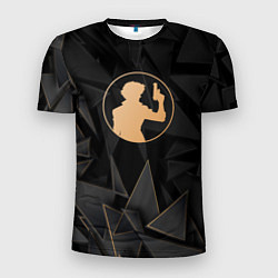 Футболка спортивная мужская Cowboy Bebop golden poly, цвет: 3D-принт