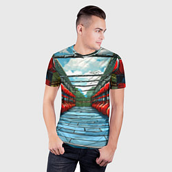 Футболка спортивная мужская Зал Муай Тай, цвет: 3D-принт — фото 2