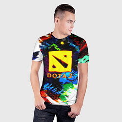 Футболка спортивная мужская Dota monster, цвет: 3D-принт — фото 2