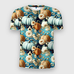 Мужская спорт-футболка Маленькие тыковки