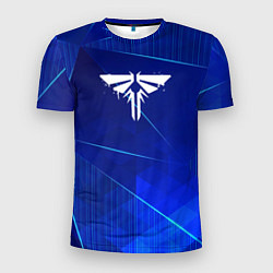 Футболка спортивная мужская The Last Of Us blue poly, цвет: 3D-принт