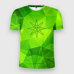 Футболка спортивная мужская Dark Souls green poly, цвет: 3D-принт