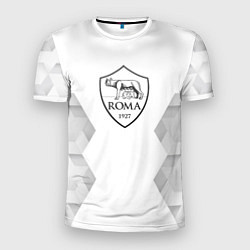 Футболка спортивная мужская Roma white poly, цвет: 3D-принт