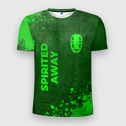 Футболка спортивная мужская Spirited Away - green gradient вертикально, цвет: 3D-принт