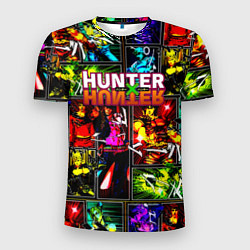 Футболка спортивная мужская Hunter x hunter neon anime, цвет: 3D-принт