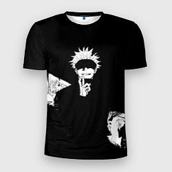 Футболка спортивная мужская Сатору годжо битва, цвет: 3D-принт