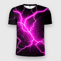 Футболка спортивная мужская The color is pink and black, цвет: 3D-принт