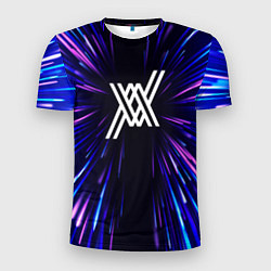 Футболка спортивная мужская Darling in the FranXX neon energy, цвет: 3D-принт