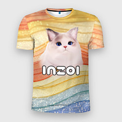 Футболка спортивная мужская Inzoi кошечка, цвет: 3D-принт