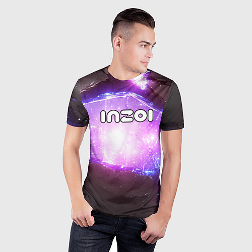Мужская спорт-футболка Inzoi космический фон / 3D-принт – фото 3