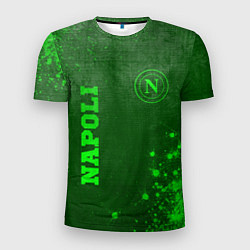 Футболка спортивная мужская Napoli - green gradient вертикально, цвет: 3D-принт