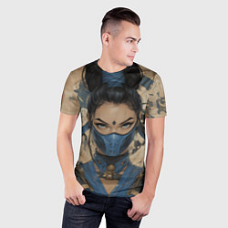 Футболка спортивная мужская Mortal Kombat - Kitana, цвет: 3D-принт — фото 2