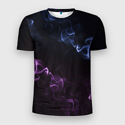 Мужская спорт-футболка Color black blue pink