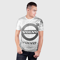 Футболка спортивная мужская Volvo - white gradient, цвет: 3D-принт — фото 2