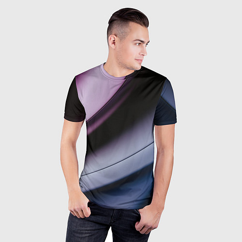 Мужская спорт-футболка Multicoloured / 3D-принт – фото 3