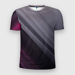 Мужская спорт-футболка Color black grey