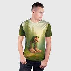 Футболка спортивная мужская Патапим мем, цвет: 3D-принт — фото 2