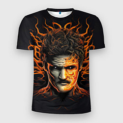 Мужская спорт-футболка The last of us - зараженный Джоел