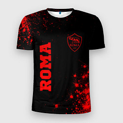 Футболка спортивная мужская Roma - red gradient вертикально, цвет: 3D-принт