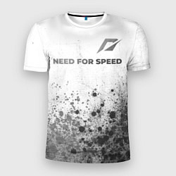 Футболка спортивная мужская Need for Speed - white gradient посередине, цвет: 3D-принт