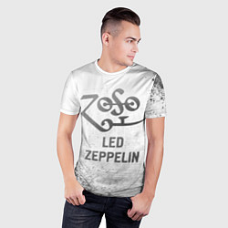 Футболка спортивная мужская Led Zeppelin - white gradient, цвет: 3D-принт — фото 2