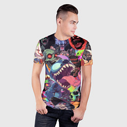 Футболка спортивная мужская Страшилки, цвет: 3D-принт — фото 2