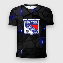Мужская спорт-футболка Нью Йорк Рейнджерс - НХЛ хоккей