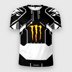 Футболка спортивная мужская Monster energy geometry, цвет: 3D-принт