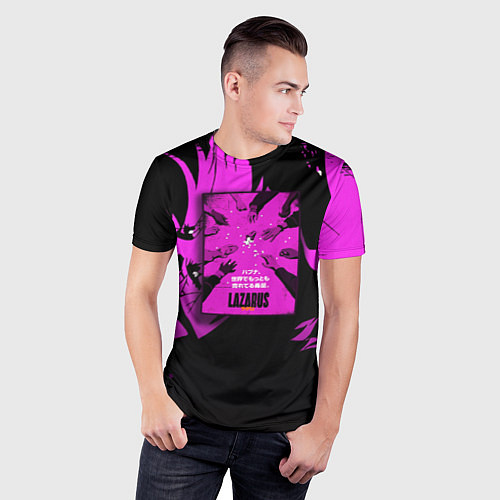 Мужская спорт-футболка Лазарь: Лекарство / 3D-принт – фото 3