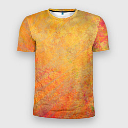 Футболка спортивная мужская Абстракция - desert sun, цвет: 3D-принт