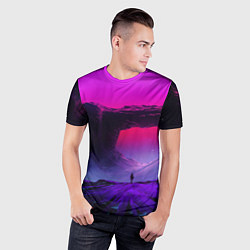 Футболка спортивная мужская A Journey on the planet, цвет: 3D-принт — фото 2