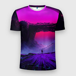 Футболка спортивная мужская A Journey on the planet, цвет: 3D-принт