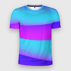 Мужская спорт-футболка Неоновый прилив