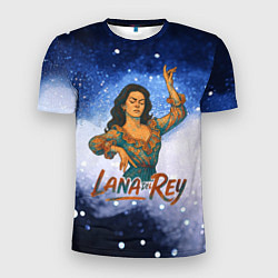 Футболка спортивная мужская Lana Del Rey танцует, цвет: 3D-принт