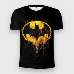 Футболка спортивная мужская Бэтмен летучая мышь, цвет: 3D-принт