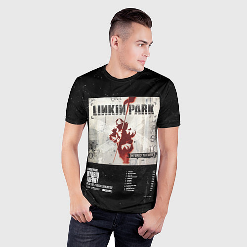 Мужская спорт-футболка Linkin Park, Hybrid Theory / 3D-принт – фото 3