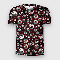 Мужская спорт-футболка Глаза монстры