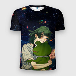 Футболка спортивная мужская МаоМао и Лягушонок Пепе - Монолог Фармацевта, цвет: 3D-принт