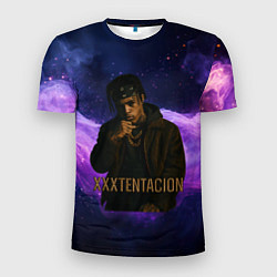 Футболка спортивная мужская XXXTentacion - кулак, цвет: 3D-принт