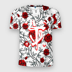 Мужская спорт-футболка Doom розы