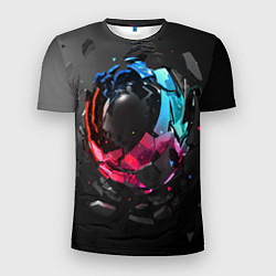 Футболка спортивная мужская Abstract graphics, цвет: 3D-принт