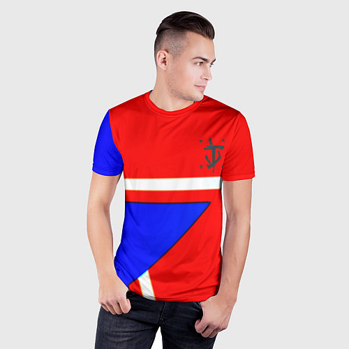 Мужская спорт-футболка Doom star geometry / 3D-принт – фото 3